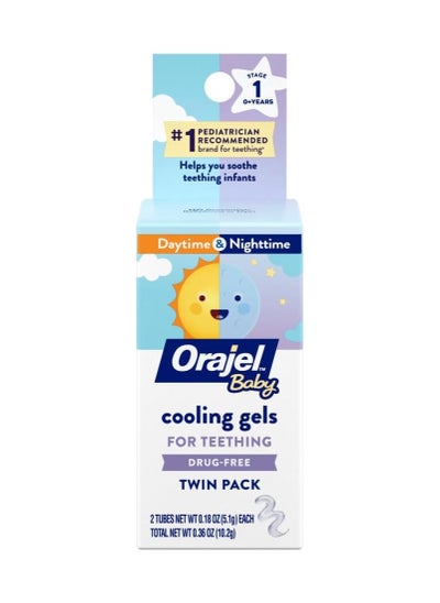 Buy Orajel Free Day & Night Baby Cooling Gels in Saudi Arabia