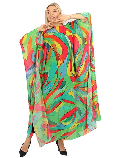 اشتري Chiffon Cover up - printed في الامارات