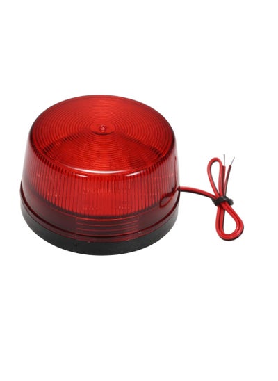 Buy Strobe Light 12VDC Safely Security for Alarm System, Red in UAE