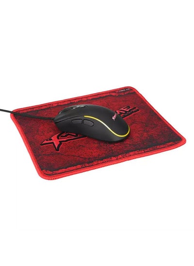 Buy RGB 6D Gaming Mouse -3600 Dpi With 23X20Cm Mousepad in Egypt