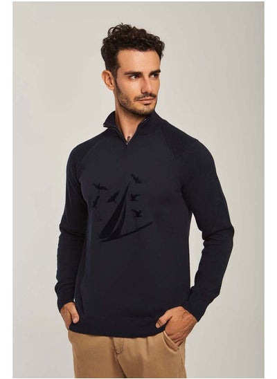 Buy Fancy Mock Neck Pullover in Egypt