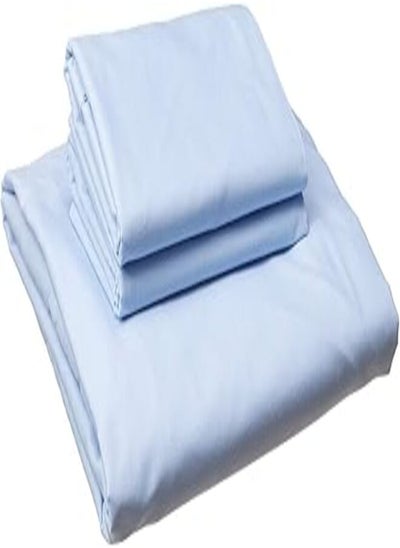 Buy Nice Home Bed Sheet Set 3 Pieces 120 x 200 cm - Light Blue in Egypt