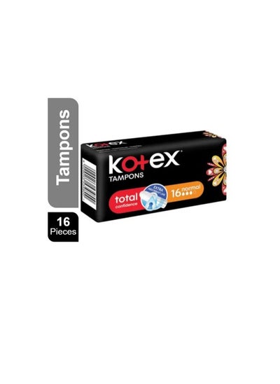 اشتري Kotex Normal Tampons 16 Count في الامارات