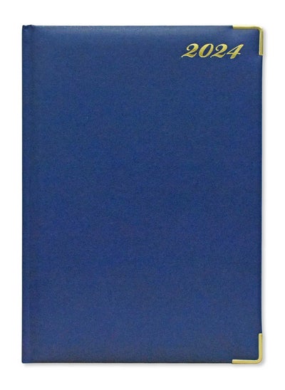 اشتري FIS A4 Diary 2024 English (Golden Corners) Blue - FSDI42E24BL في الامارات