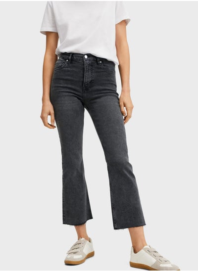 Buy High Waist Flared Jeans in UAE