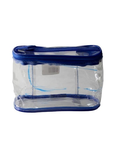Buy Clear Cosmetic Bag Vinyl Air Travel Toiletry Bags Bulk Water Resistant PVC Packing Cubes with Zipper Closure Carry Handle for Women Baby Men Make up brush Case Beach in Egypt