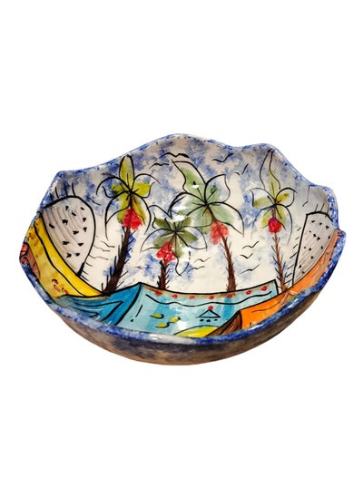 Buy Hand painted ceramic and porcelain bowl, microwave safe in Egypt