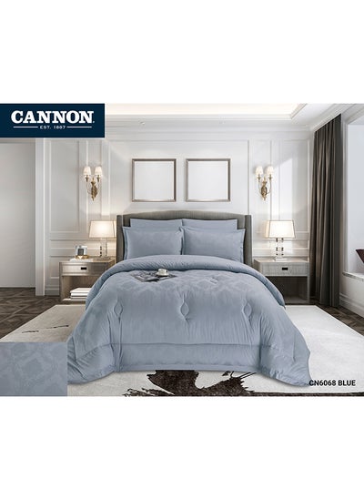 Buy CANNON JACQUARD COMFORTER KING 6PC COTTON in UAE