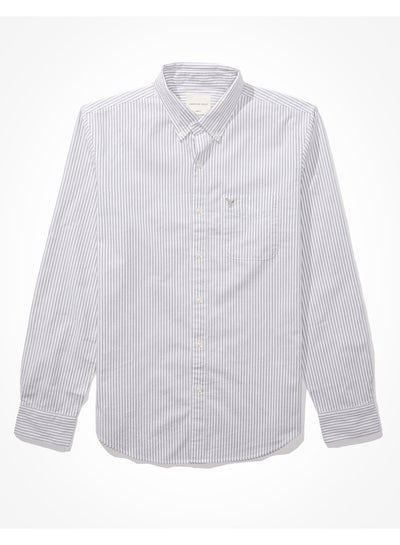 Buy AE Striped Slim Fit Oxford Button-Up Shirt in Egypt