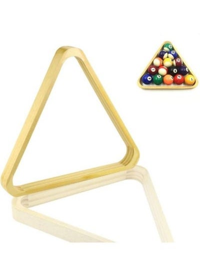 اشتري Wood Billiard Triangle Rack 8-Ball Triangle Billiards, 8-Ball Rack, Hardwood Triangle, Holds Standard في الامارات