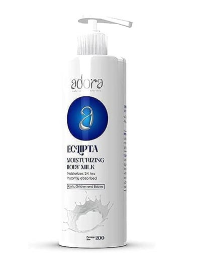 Buy Adora Eclipta Moisturizing Body Milk Cream Moisturizes And Softens the entire body, gives the body a wonderful scent and hydration, and helps lighten the skin and sensitive areas. in Egypt