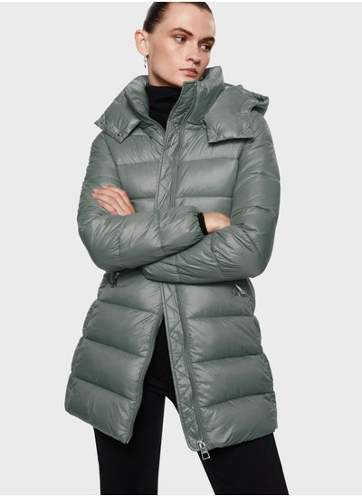 Buy Longline Quilted Coat in UAE