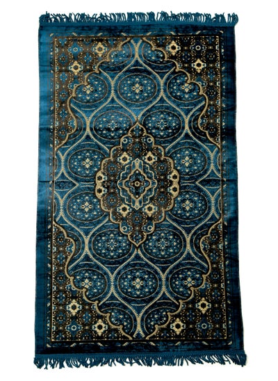 Buy Prayer Mat 614GSM Anti-Slip Velvet Top Islamic Prayer Mat New Design Thick Padded Sajadah Prayer Rug for Men Women Eid Gift Ramadan ( 140cm X 70cm) in UAE