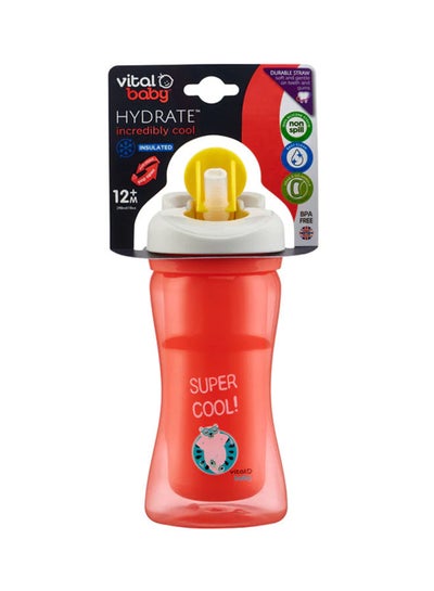 اشتري Baby Straw Cup 340 ml - Insulated Hygienic Cup for 12+ Months - Water, Milk Independent Drinking - Large Capacity Easy Use Ideal for Toddler - BPA, Phthalate & Latex free - Dishwasher & Microwave Sa في الامارات