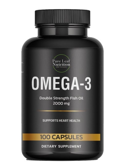 Buy Omega 3 2000mg Double Strength 100 Softgels in UAE