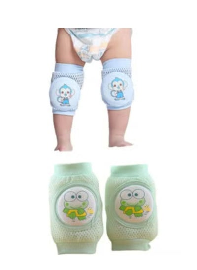 اشتري 1-Pair Infant Toddlers Crawling Baby Knee Pads في مصر