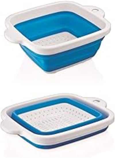 Buy Olux Folding Sieve Square 21 cm in 4 Colours pink in Egypt