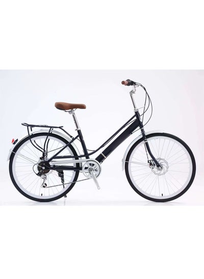Buy Lady bike Cycle Women's City Bike with Rear Rack Shimano Gear 7 speed 24 Inch Cycle in UAE