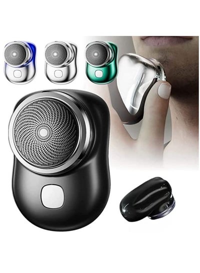 Buy Pocket Size Mini Portable Shaver Electric Razor Easy One-Button Use Suitable for Home Car Travel in Saudi Arabia