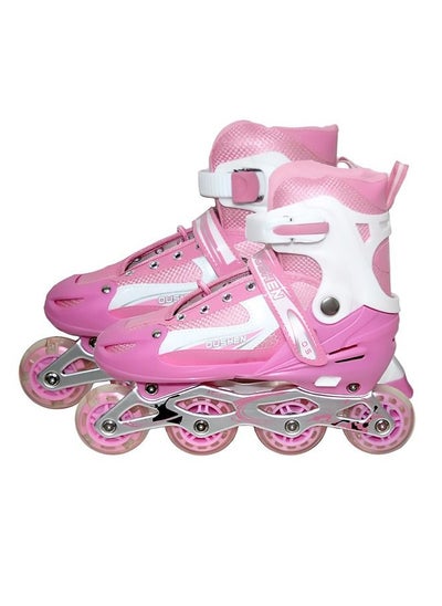 Buy Kids Unisex Four Wheel Roller Skating Shoes S(31-34)cm S (31-34)cm in Saudi Arabia