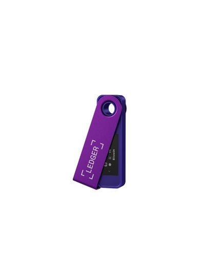 Buy Nano S Plus Hardware Wallet | Safest Crypto & NFT Cold Storage, OLED Screen, Type-C Connectivity, 5000+ Coins Supported, for Android, MacOS & Windows - Amethyst Purple in UAE