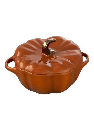 اشتري وعاء كوكوت خزفي STAUB بشكل قرع القرفة 12 سم 500 مل – طبق كاسرول صغير في الامارات