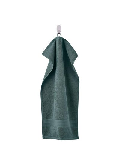 Buy Hand Towel Grey Turquoise 40X70 Cm in Saudi Arabia