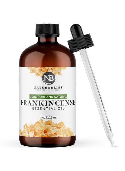 اشتري 100% Pure Frankincense Essential Oil Therapeutic Grade Premium Quality (4 Fl. Oz) With Glass Dropper Perfect For Aromatherapy في الامارات