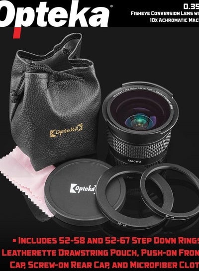 Buy .35x HD2 Super Wide Angle Panoramic Macro Fisheye Lens for Canon EOS/EF in UAE