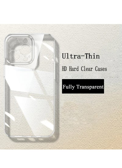 Buy Ultra Thin PC Hard Crystal Clear Case for iPhone 14 Pro 6.1" in UAE