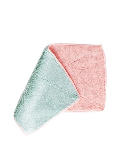 Buy Anti-Grease Washing Towel Green/Pink 27.5x16centimeter in Saudi Arabia