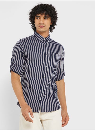 Buy Striped Slim Fit Shirt in Saudi Arabia