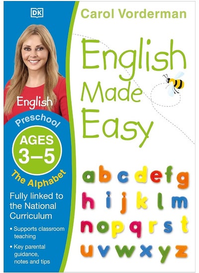 Buy English Made Easy: The Alphabet, Ages 3-5 (Preschool): Supports the National Curriculum, English Exercise Book in UAE