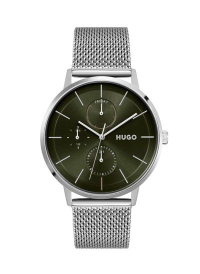 Buy Men's Green Dial Stainless Steel Watch 1530238 - 43mm in UAE