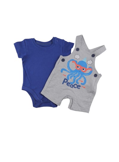 Buy Baby Playsuit Printed with Bodysuit 2 pcs in Egypt