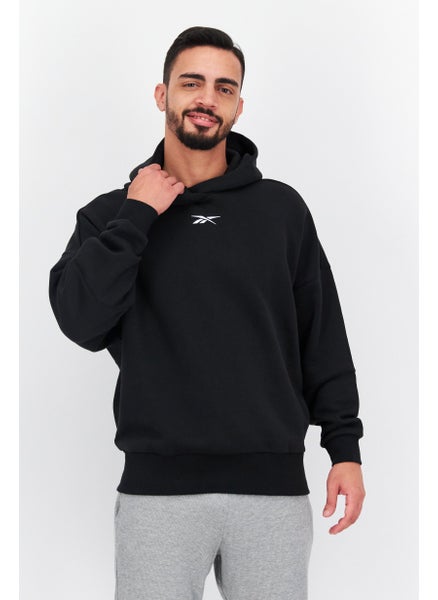 اشتري Men Sportswear Fit Long Sleeves Outdoor Hoodies, Black في الامارات