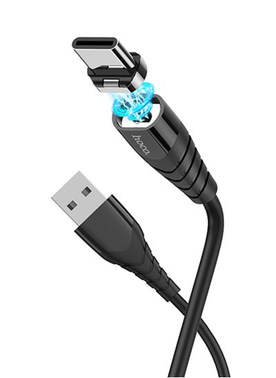 Buy Racer magnetic charging cable for Type-C Black Colour in UAE