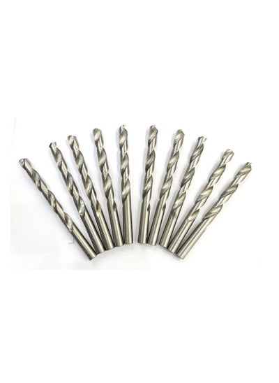 Buy HSS Drill Bits White Color 3.2 x 65mm, 10pc/box in UAE