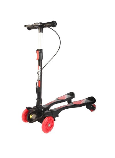 Buy Mesuca Ferrari Foldable Frog Scooter Black in UAE