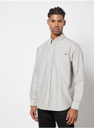 Buy Long Sleeve Oxford Shirt in UAE