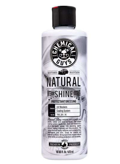 Buy Chemical Guys Natural Shine Dressing  For Plastic, Rubber, Tire and Vinyl (16 oz) in UAE