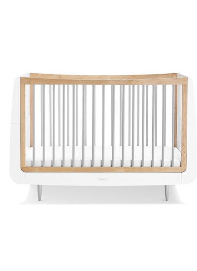 اشتري Snuzkot Skandi Convertible Cot Bed - Grey 120 X 81 X 25.5 Cm Suitable From 0 To 10 Years With Extension Kit في الامارات