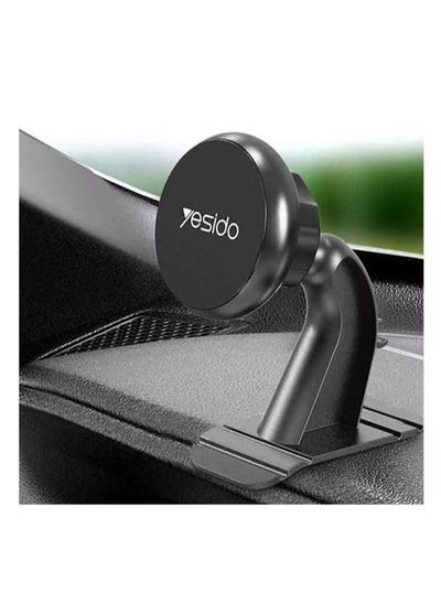 Buy Universal Magnetic Car Dashboard Mount Cell Phone Holder 360° Rotation Ultra Strong Magnets With Strong Adhesive Compatible For All Smartphones in UAE