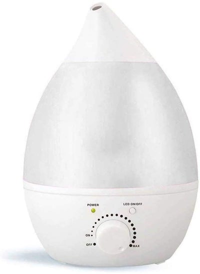 اشتري Mist Humidifier Air Cool for Bedroom 3L Ultrasonic Whisper Automatic Up To 11 Hours(White) في الامارات