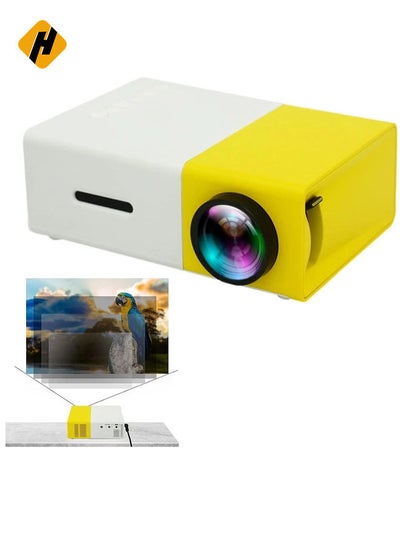 Buy "YG300 Micro Mini Projector: Ultra-Portable and Durable for Smartphones, Laptops, and Home Cinema" in UAE