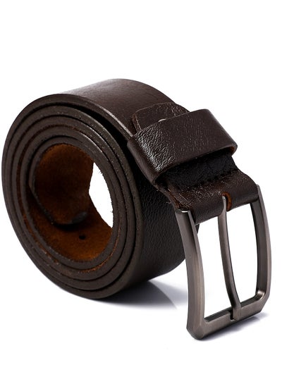 Buy Leather Textile Brown Belt_Brown in Egypt