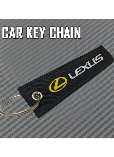 Buy LEXUS Car Key Chain, Home Keychain, Fabric Strap Keychain 1 Pcs in Saudi Arabia