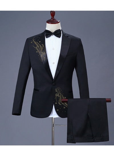 اشتري New Fashionable Slim Fit Suit Set في السعودية