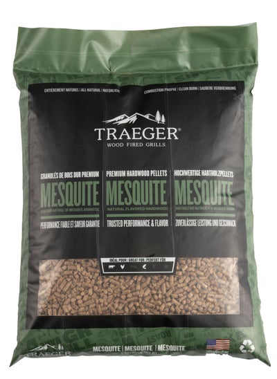 Buy Mesquite Wood Fired Flavor 100% All-Natural Wood Pellets For Smokers And Pellet Grills, Bbq, Bake, Roast, And Grill, 20Lb Bag in UAE