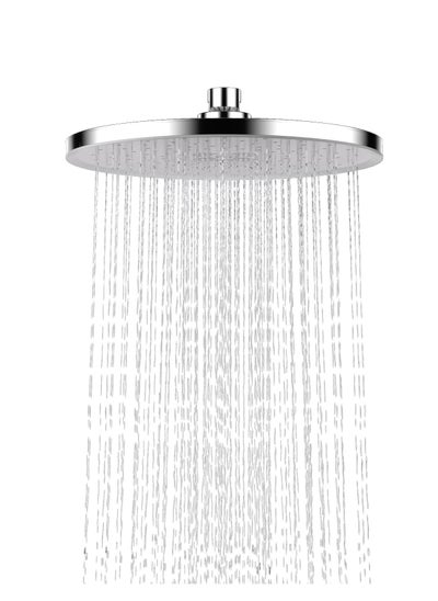 Buy 9-inch Rainfall Fixed Shower Head, Detachable High-Pressure Showerhead with Self-Cleaning Nozzles, Ultra-Thin Chrome Design in UAE